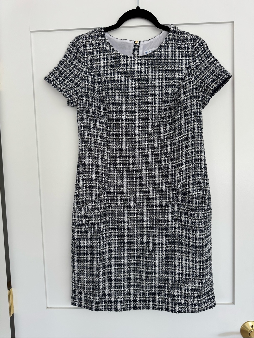 Southern Tide Paislee Shift Dress in Cinnamon Bay Tweed Size 2 Preppy Coastal